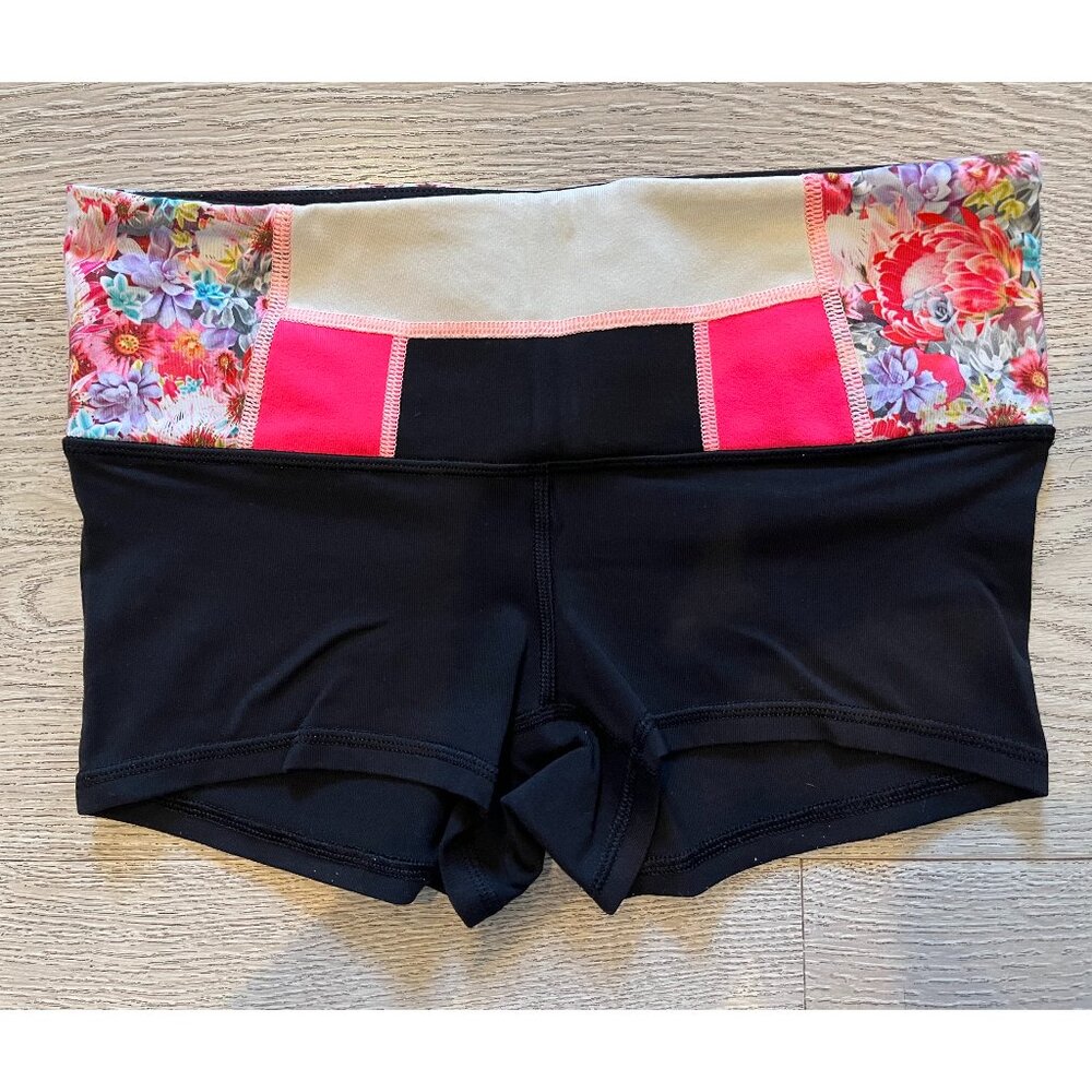 lululemon Volleyball Shorts with Floral Waist